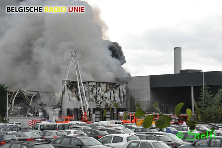 Hevige brand in Heuvelland bij Clarebout Potatoes