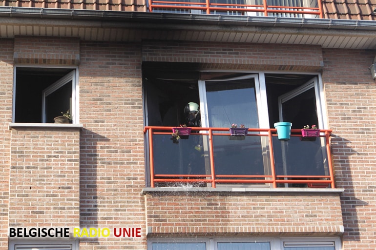 Appartementsbrand in Menen op parcours Gent-Wevelgem