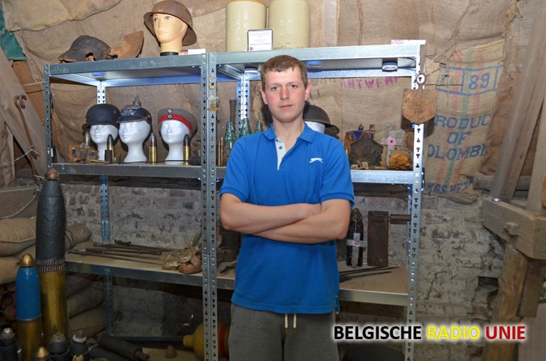19-jarige opent eigen privé museum met zelf opgegraven oorlogsrelieken
