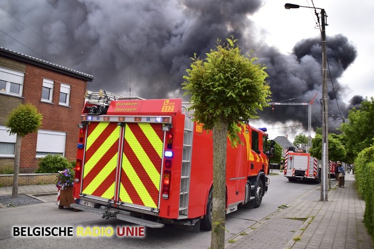 Zware brand bij diepvriesgroentenbedrijf Agrafresh en Braecke Trading Company in Bavikhove