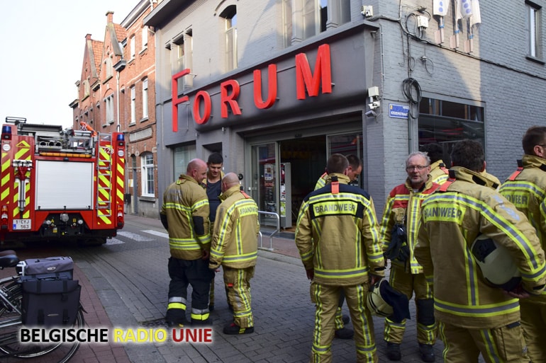 Brandgeur waargenomen in GC Forum wervik net voor voorstelling