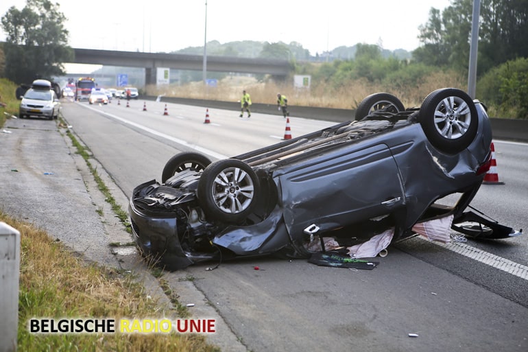 Zwaar ongeval op de E17 in Kortrijk
