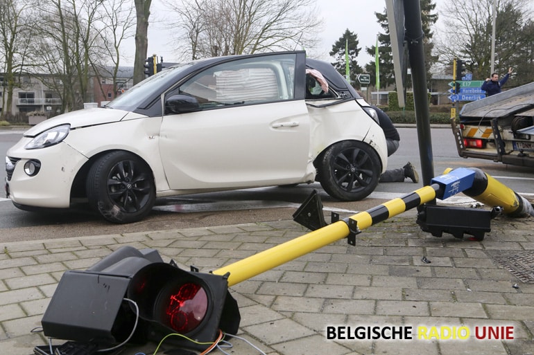 Ongeval op het kruispunt Beukenhofstraat, Peter Benoitstraat en de N36 in Vichte