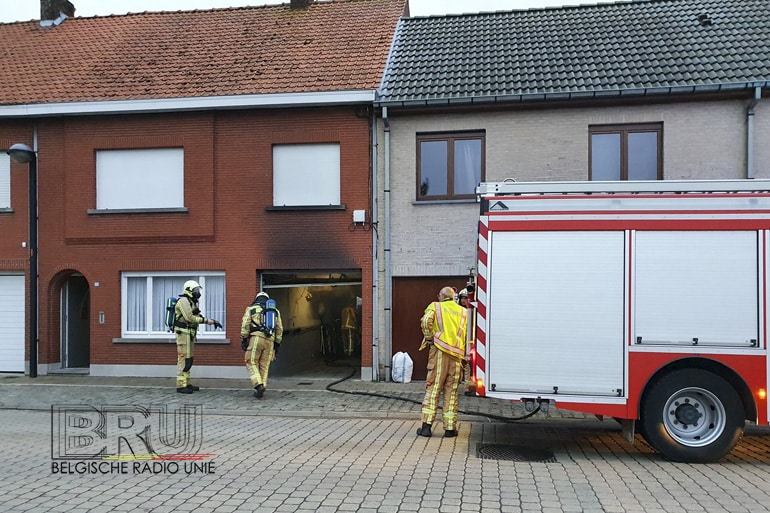 Elektrische storing veroorzaakt brand in Houthulst