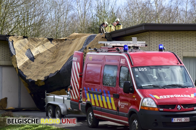 Stormschade in de Westhoek