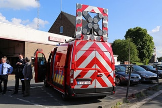 Nieuwe brandweervoertuigen in Waregem officieel in gebruik.