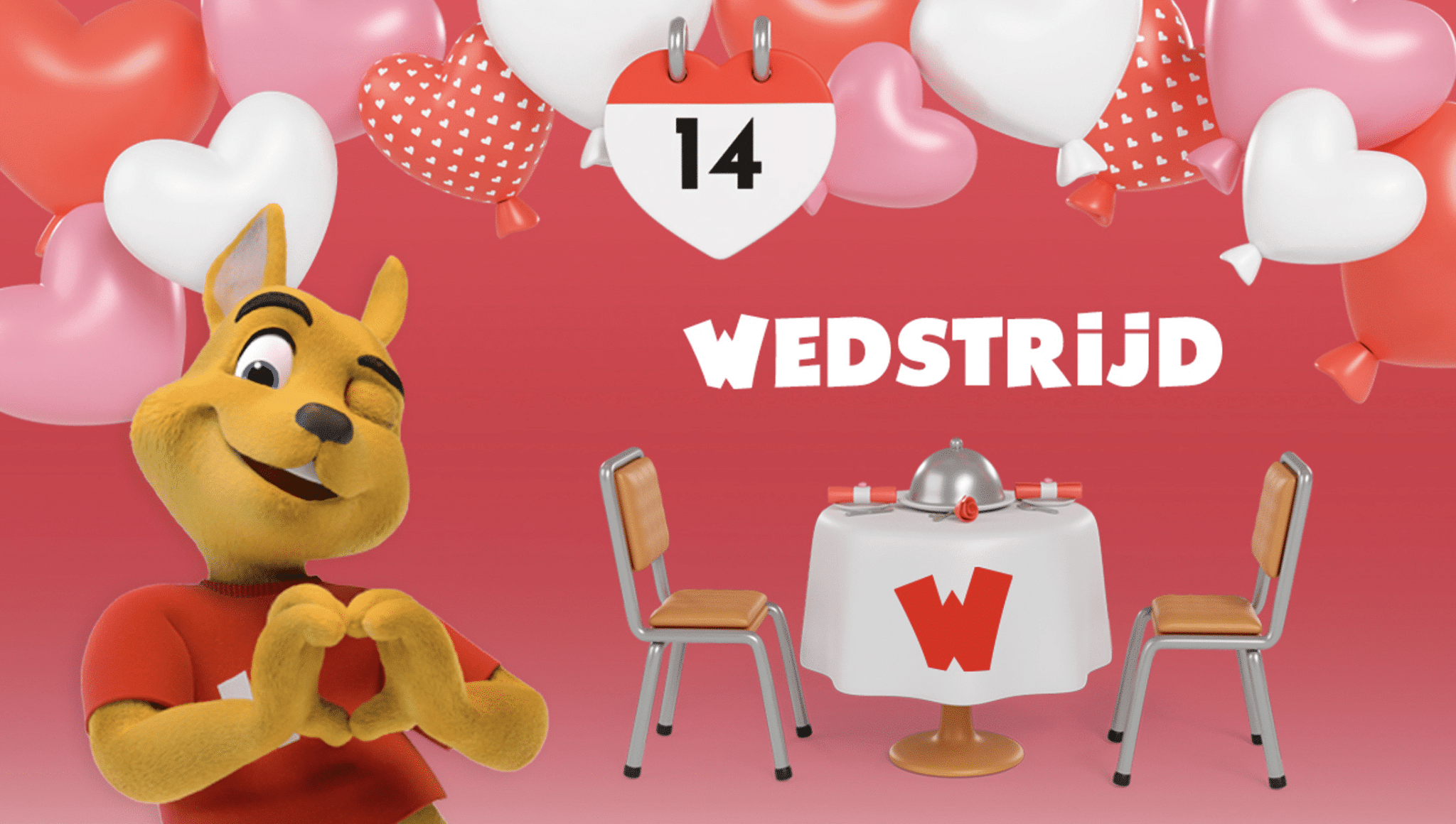 Walibi haalt alles uit de kast op Valentijnsdag met wedstrijd waarmee je een ongewoon diner kan winnen