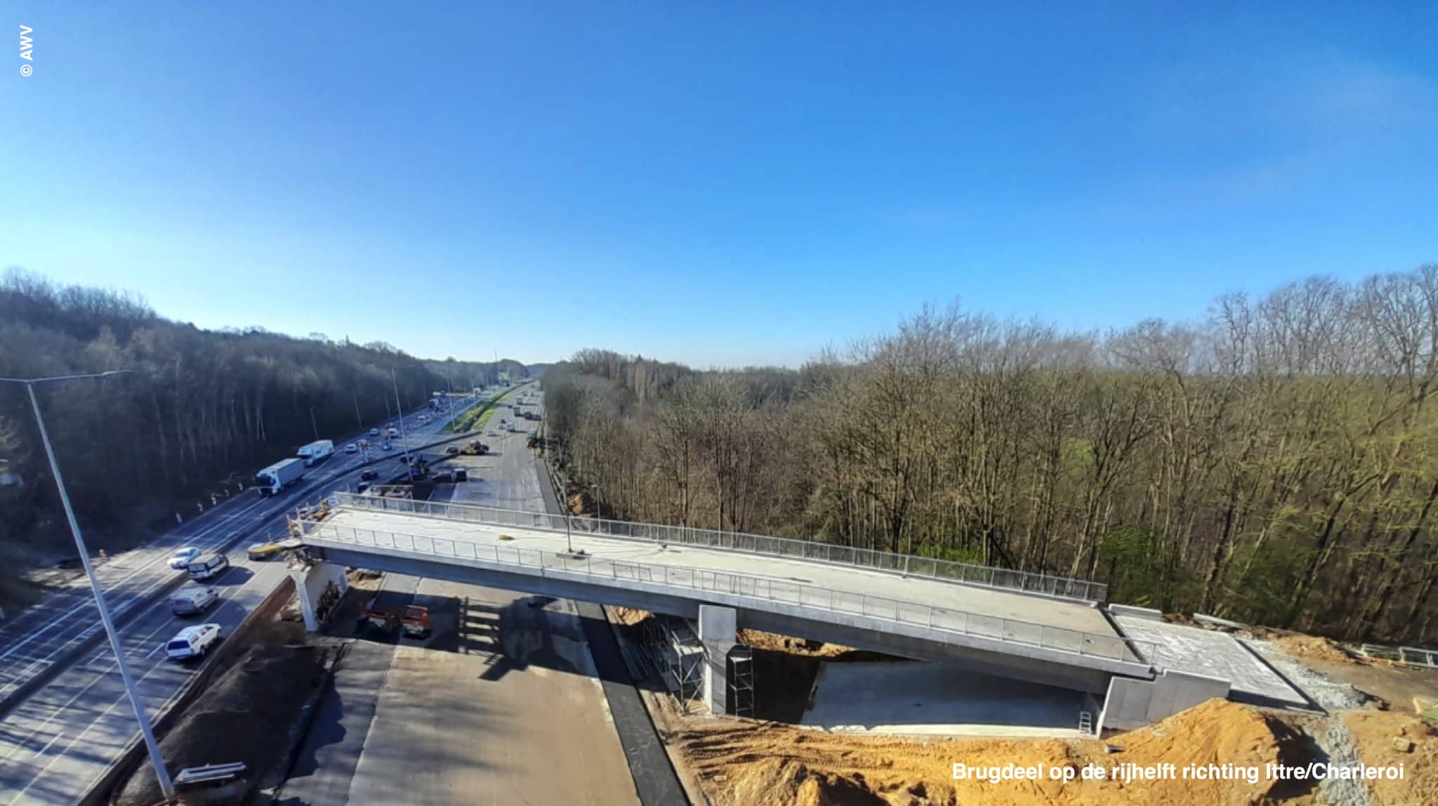 Fasewissel aan nieuwe brug Drasop: ernstige hinder verwacht op Brusselse buitenring