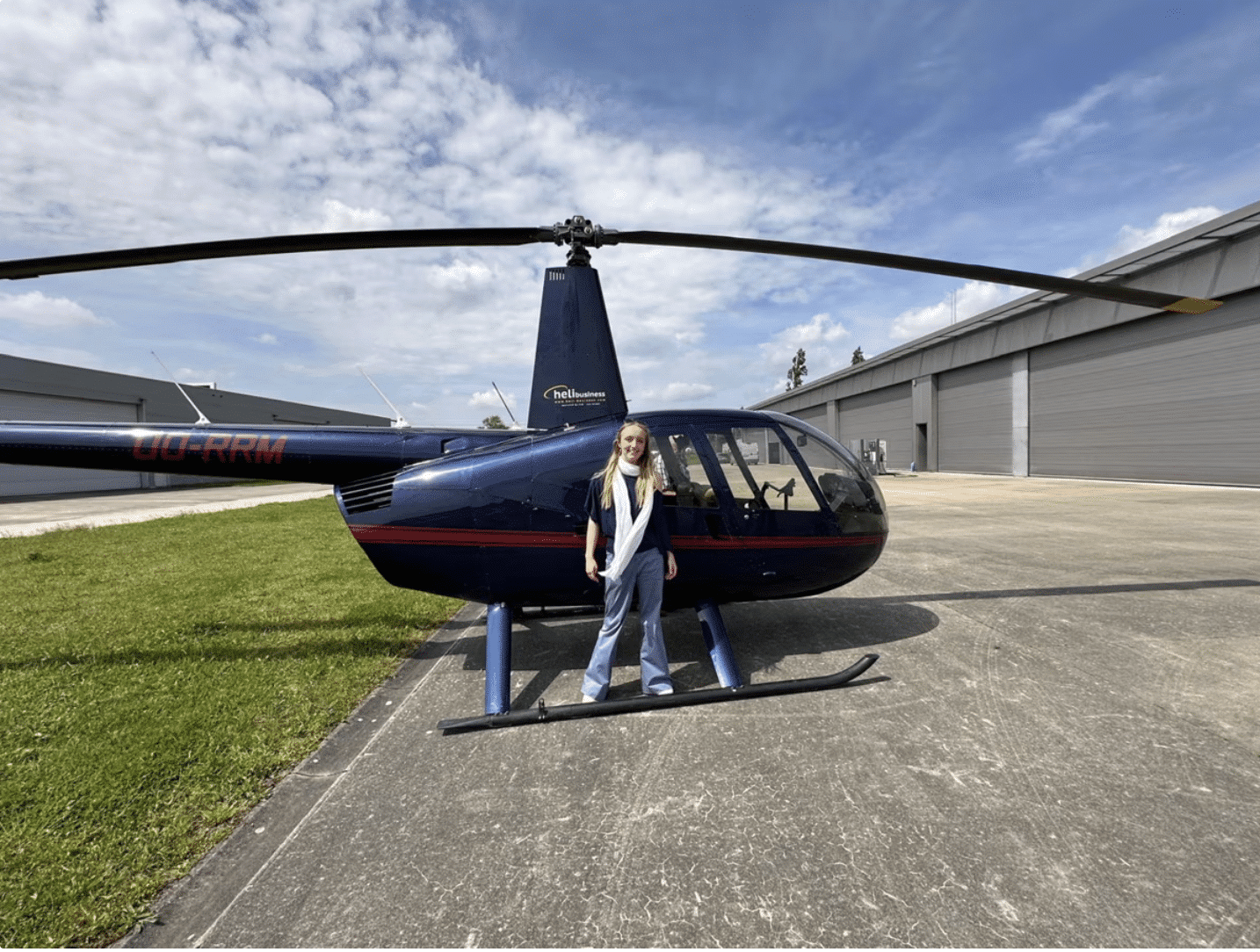Jongste helicopterpiloot ooit in België