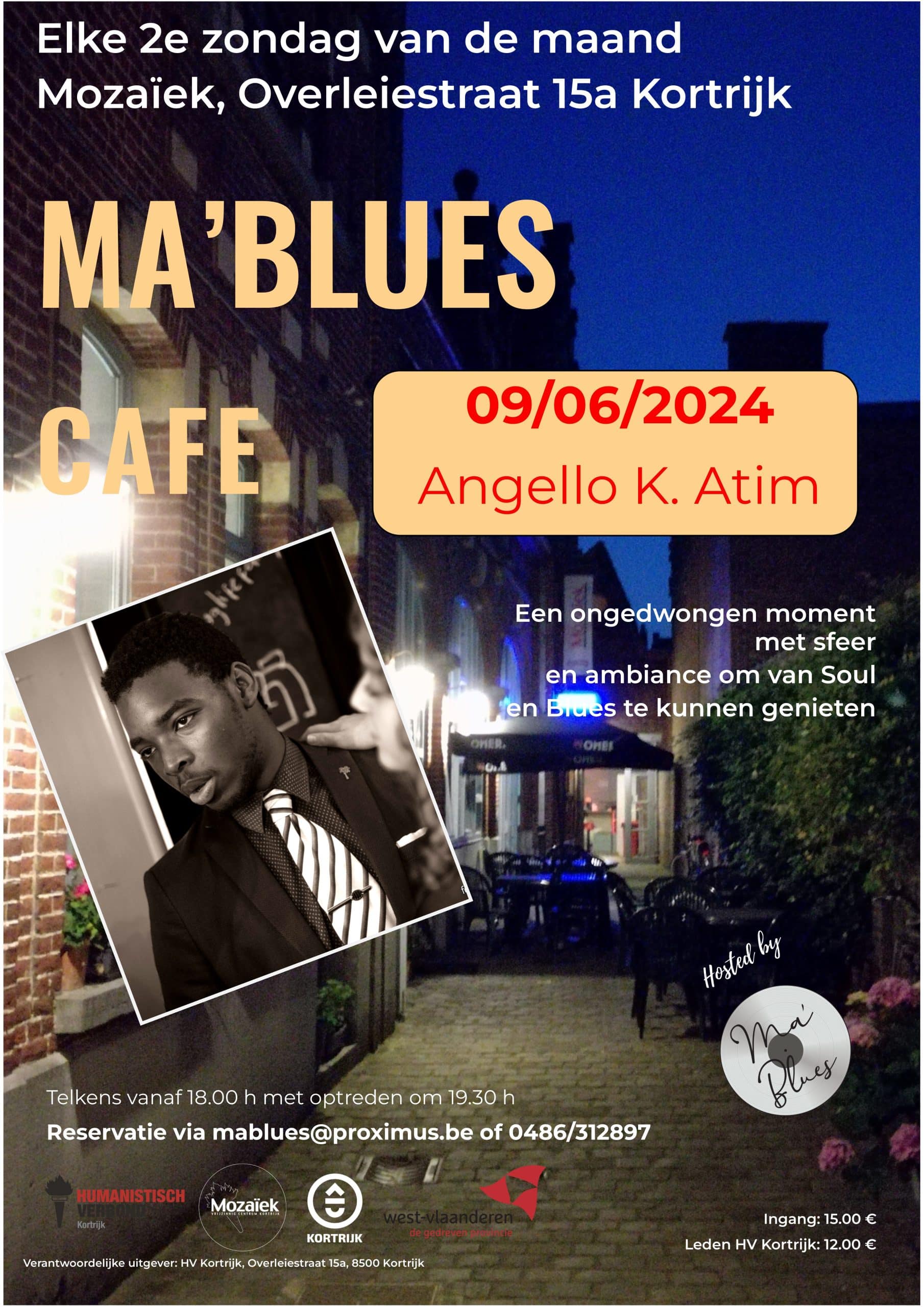 Ma’Blues café Angello K. Atim
