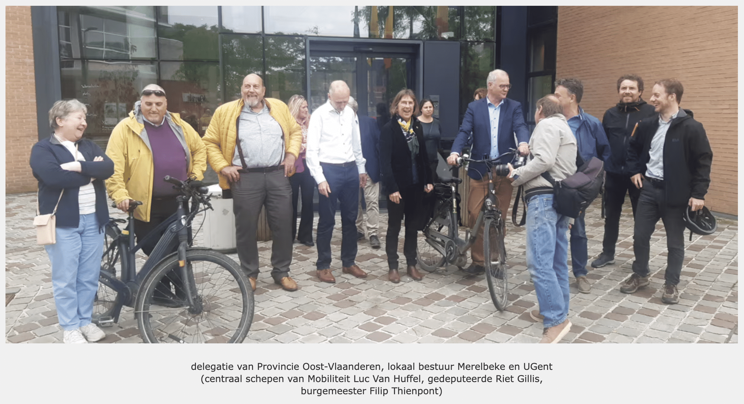 Provincie Oost-Vlaanderen en gemeente Merelbeke ontwikkelen fietsroutekaart voor veiliger fietsverkeer