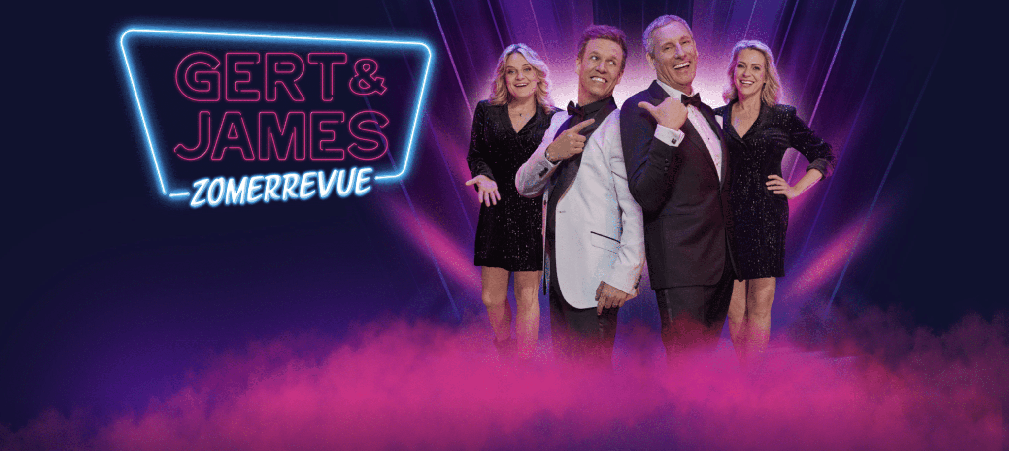 Een zomerse avond glitter en humor met de Gert & James ZomerRevue