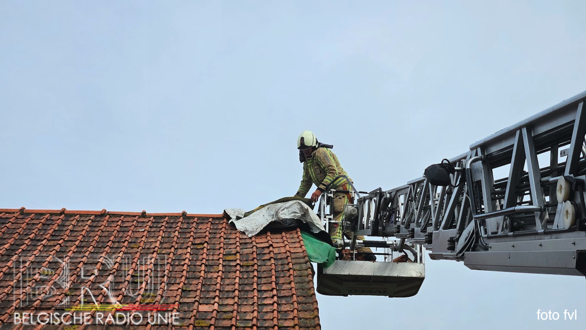 Onweer zorgt voor schade in de Westhoek