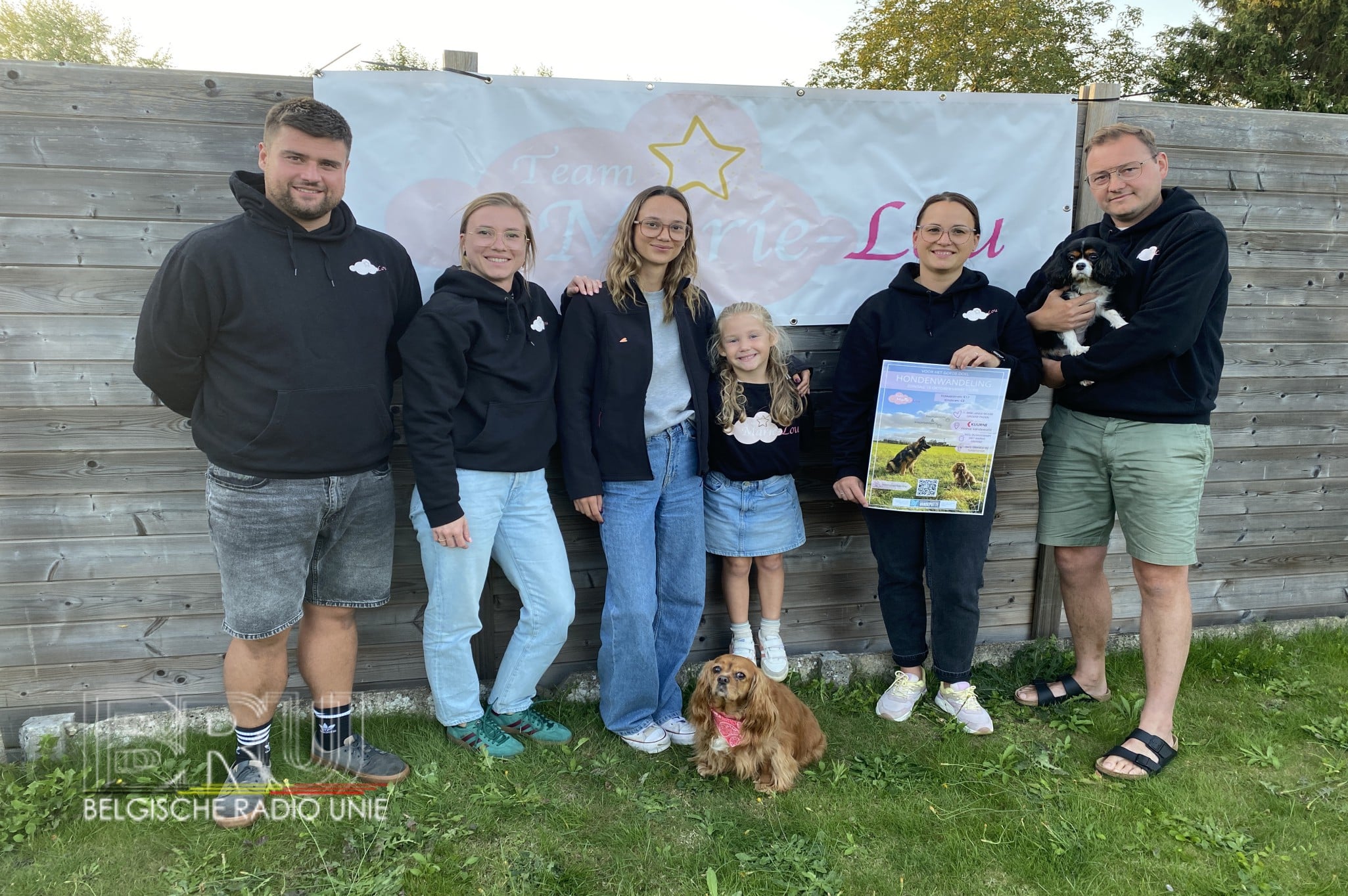 Team Marie-Lou organiseert zesde hondenwandeling voor het goede doel