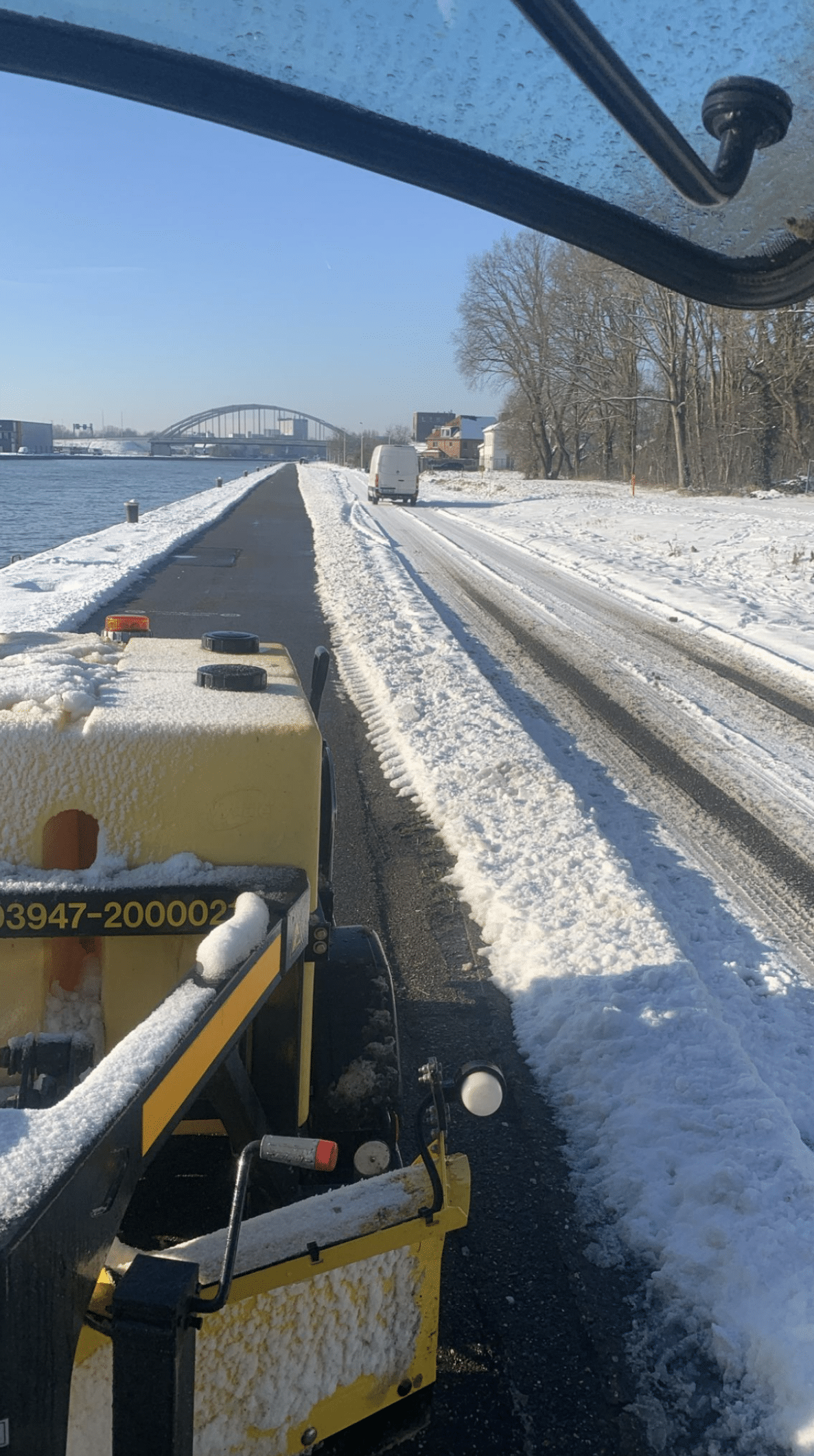 Proefproject toont voordelen van centrale winterdienst voor fietssnelwegen