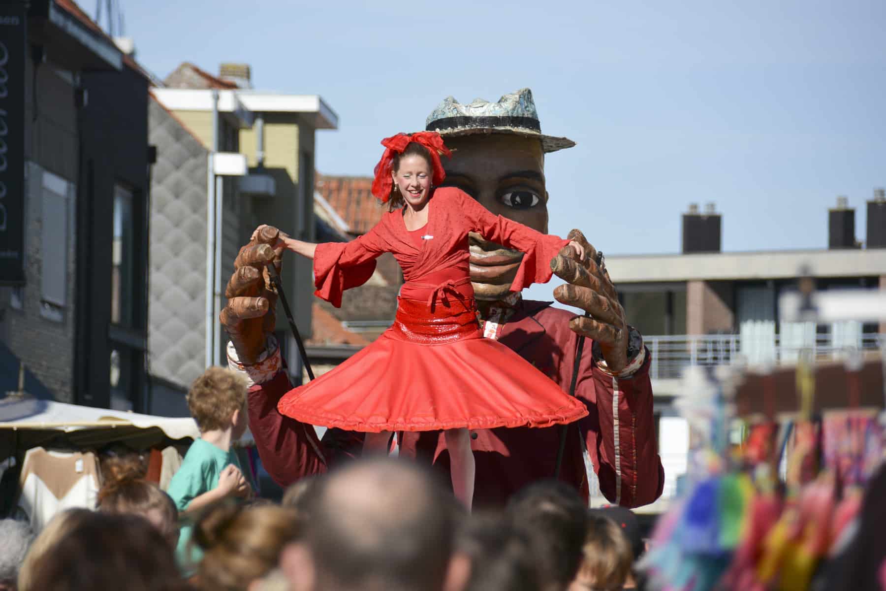 Ezelfeesten Kuurne braderie en straatanimatie