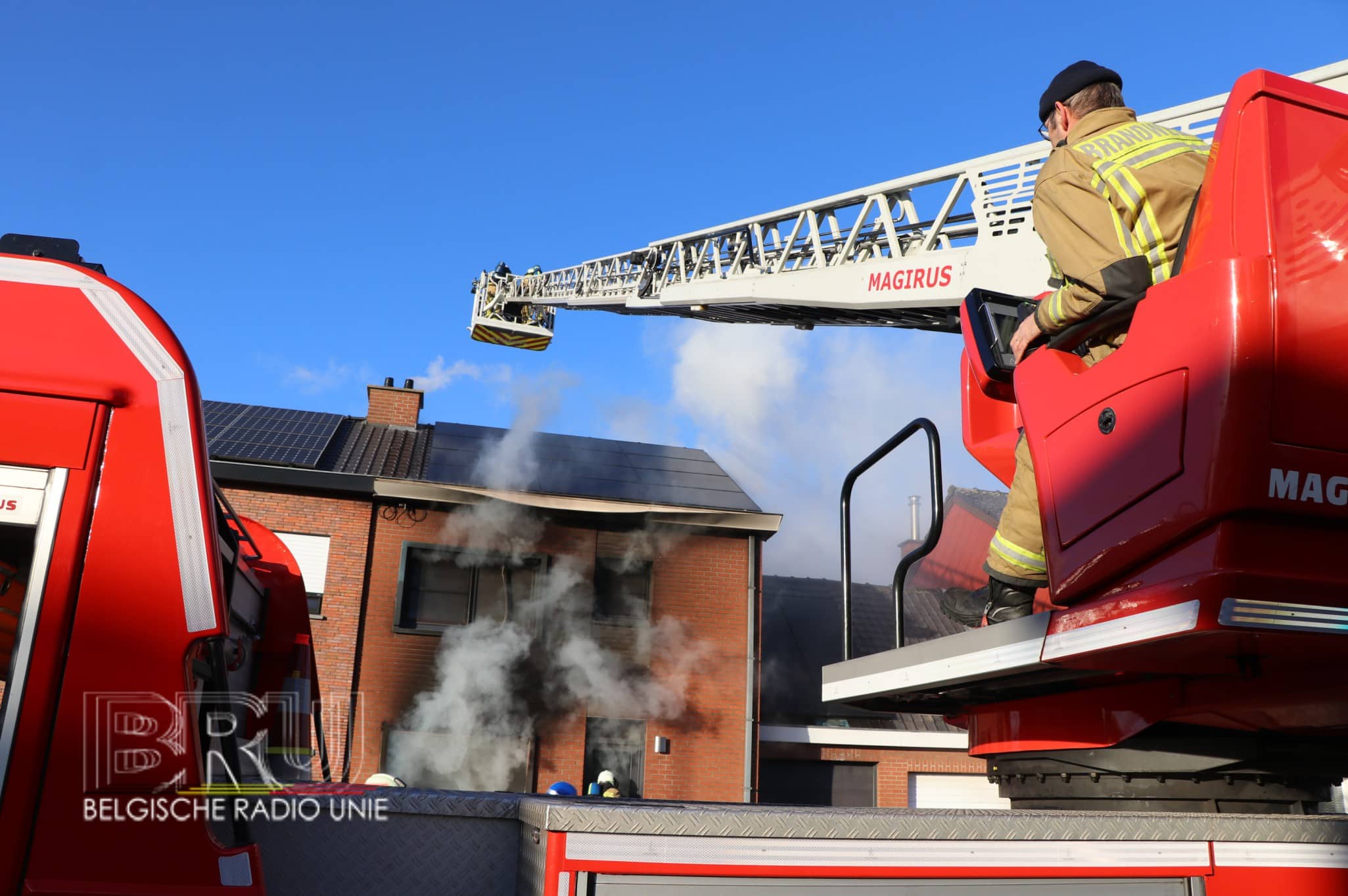 Brand woning Elfde Juliestraat Lendelede