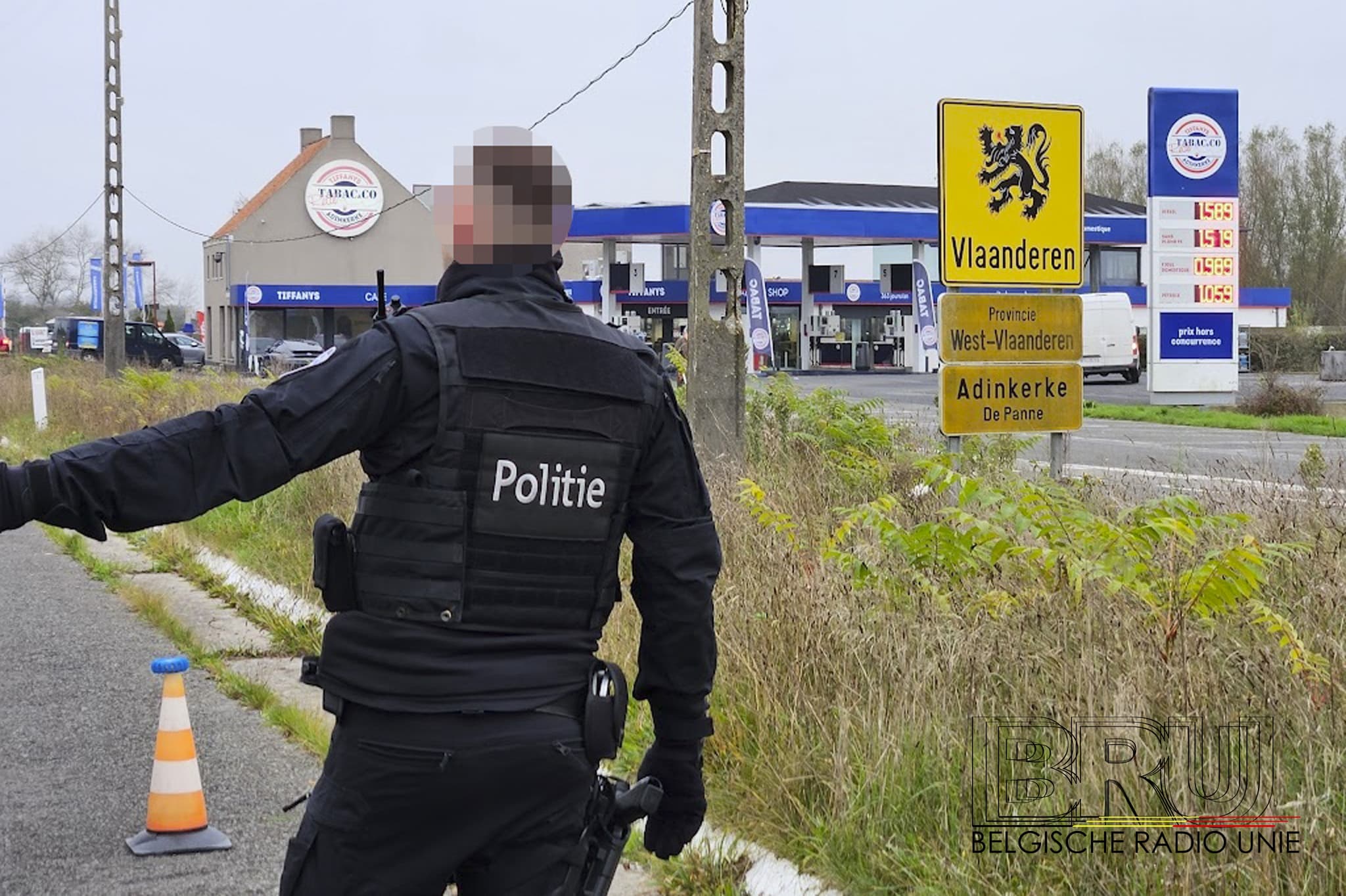 Politiecontrole grensovergang België Frankrijk