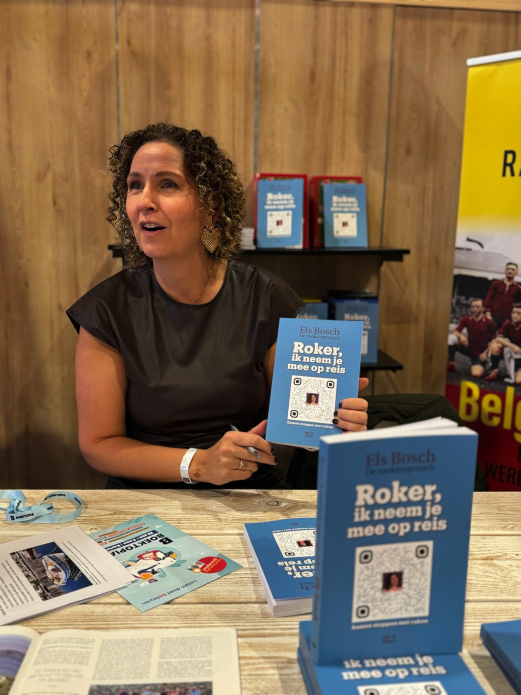 Rookstopcoach Els Bosch stelt haar nieuwe boek voor