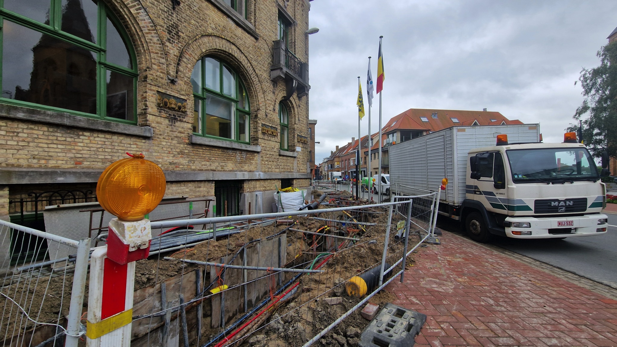 Na de kerstvakantie grotere verkeershinder in Middelkerke centrum