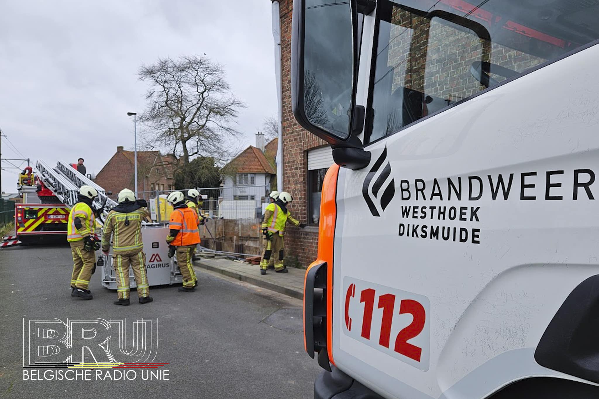 Stormschade tijdens de jaarwisseling: Brandweer Westhoek druk in de weer