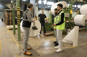 39 scholieren worden een dag lang CEO van een bedrijf, tijdens JINC Baas van Morgen