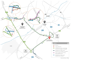 Laatste fase werken trompetaansluiting vanaf 27 mei, werken op zuidelijke op- en afrit Gullegem-Moorsele nog tot eind september