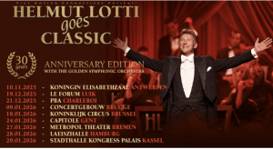 Helmut Lotti kondigt nieuwe jubileumtour en album aan met spectaculair verrassingsconcert in station Antwerpen-Centraal