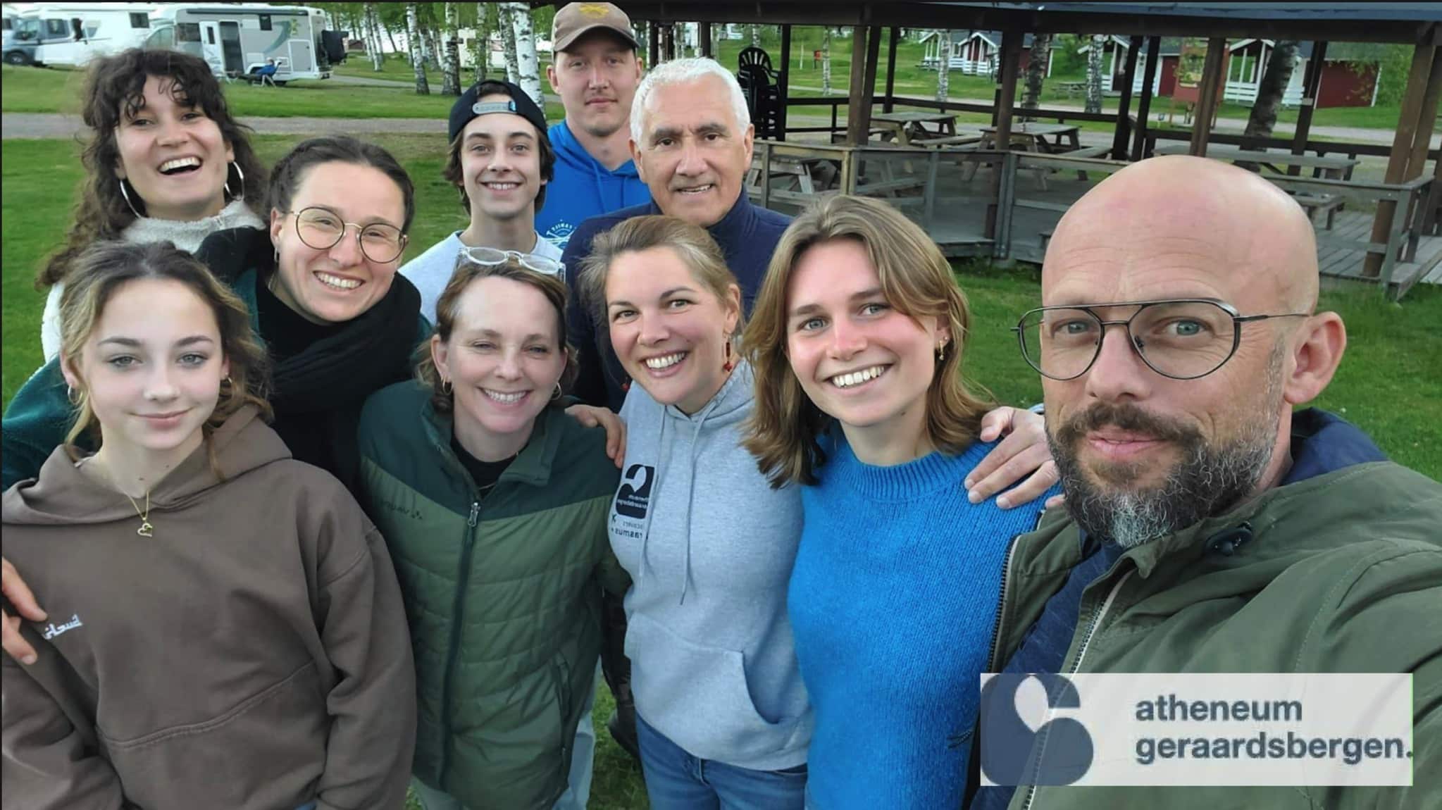 Leerlingen van het GO! Atheneum Geraardsbergen op stage bij Staf Coppens in Zweden