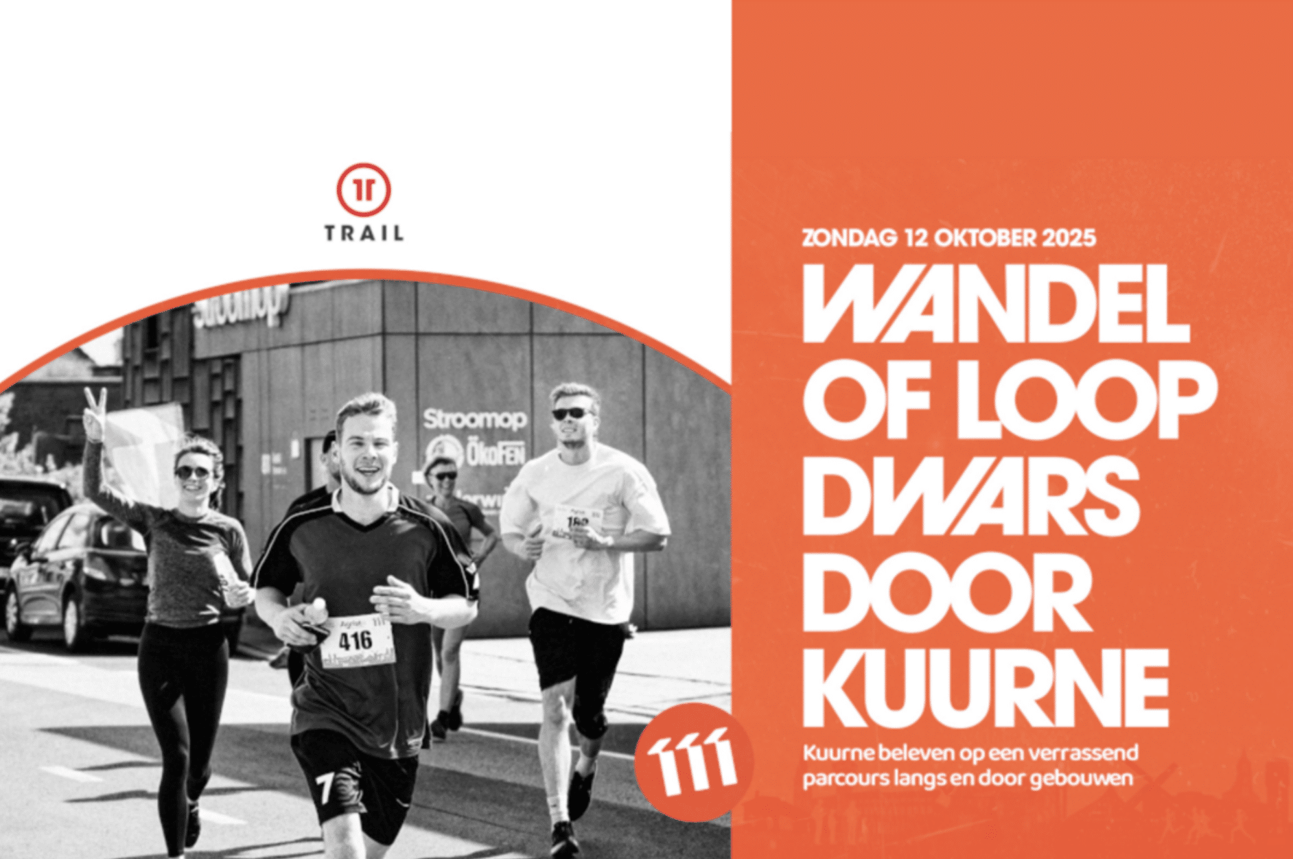 3de 11.trail Kuurne: wandel en loop dwars door Kuurne