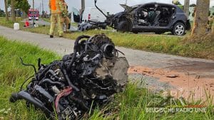 Zware klap in Elverdinge: bestuurder onder invloed zwaargewond