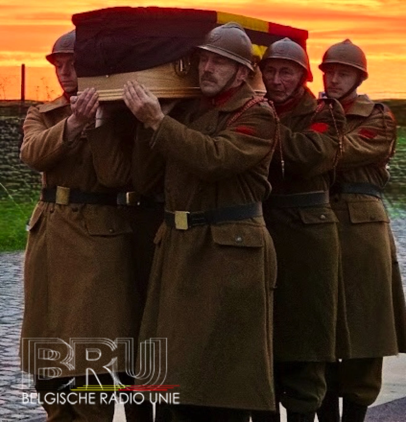 Eerbetoon aan onbekende Belgische soldaat