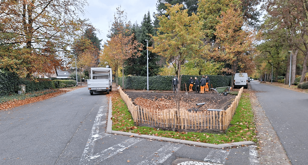 Waasmunster tovert grijze bocht om tot groenblauw plekje met steun Provincie Oost-Vlaanderen