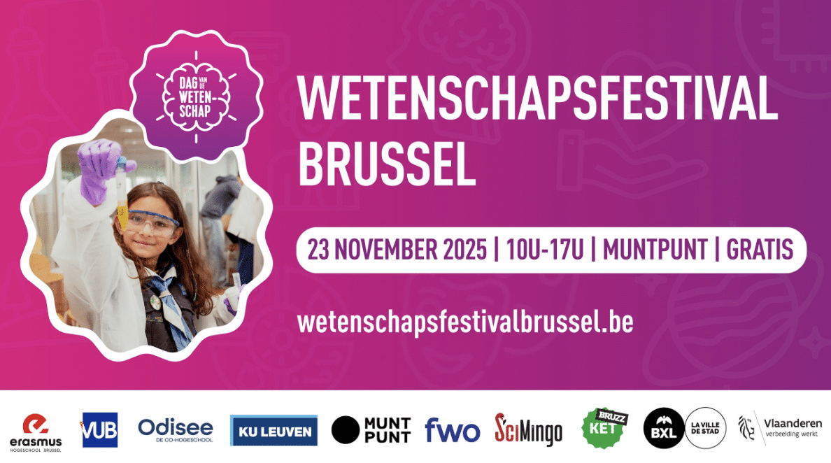 Wetenschapsfestival 2025 op Dag van de Wetenschap in Brussel