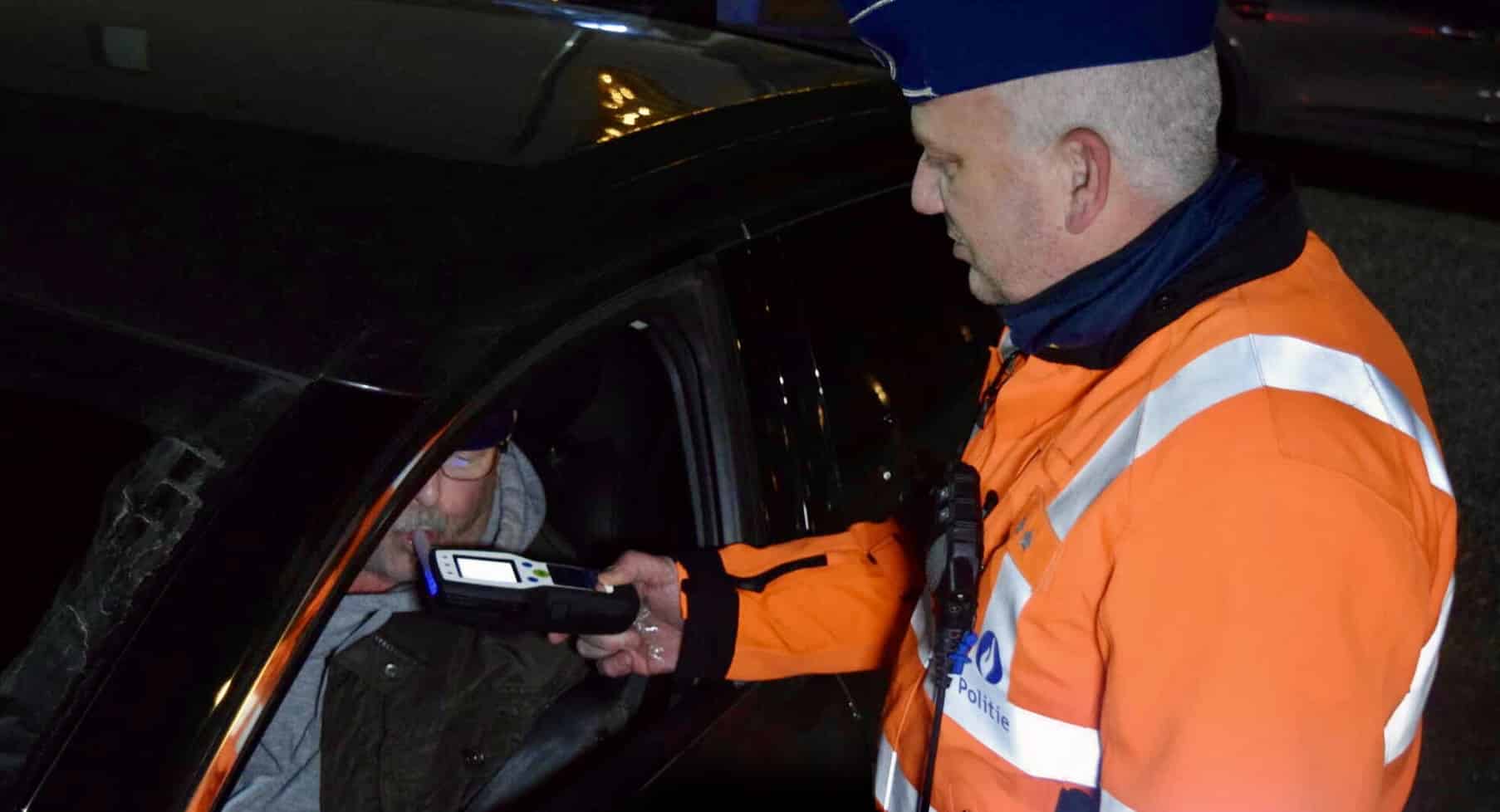Resultaten Verkeersveilige Nacht Oost-Vlaanderen: 0,9 % van alle gecontroleerde chauffeurs had te veel gedronken