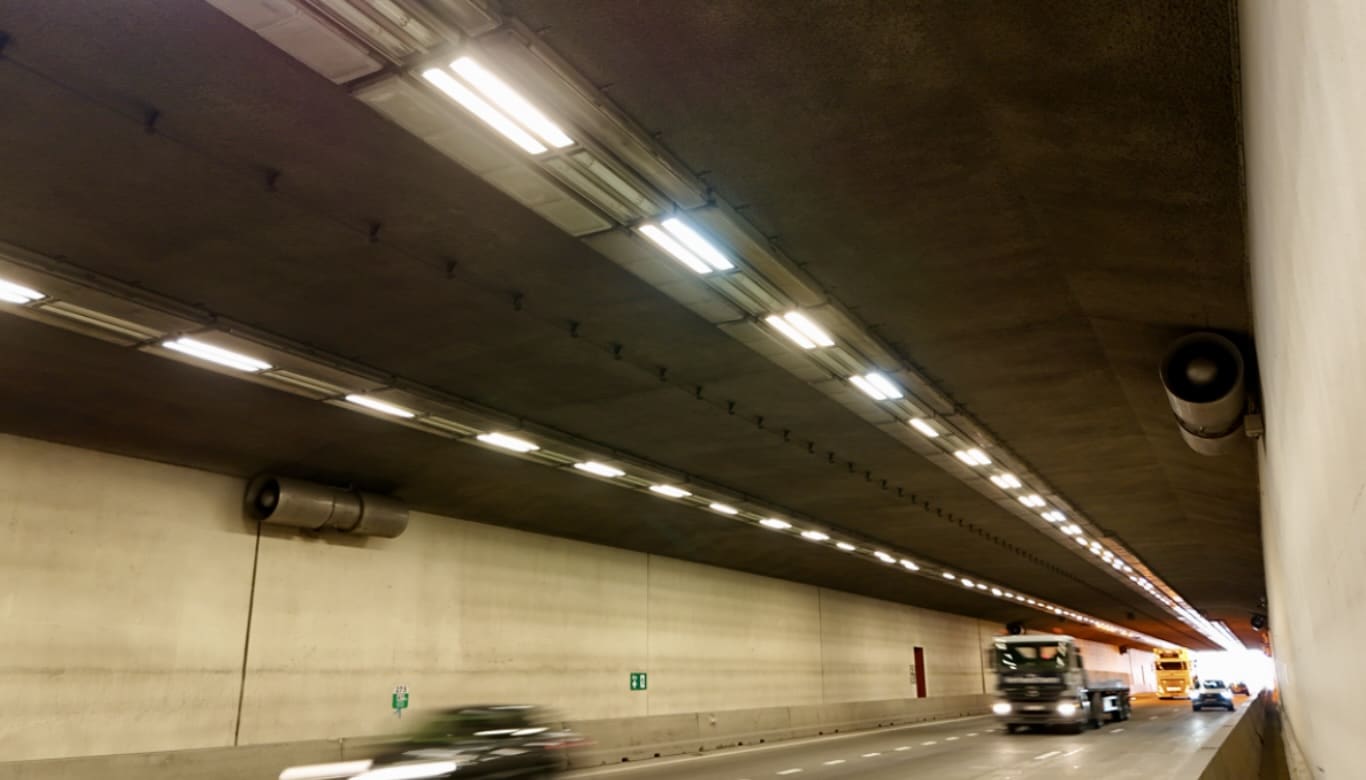 Vernieuwing tunnelverlichting Wevelgemtunnel E403 vanaf zondagavond 4 januari 2026