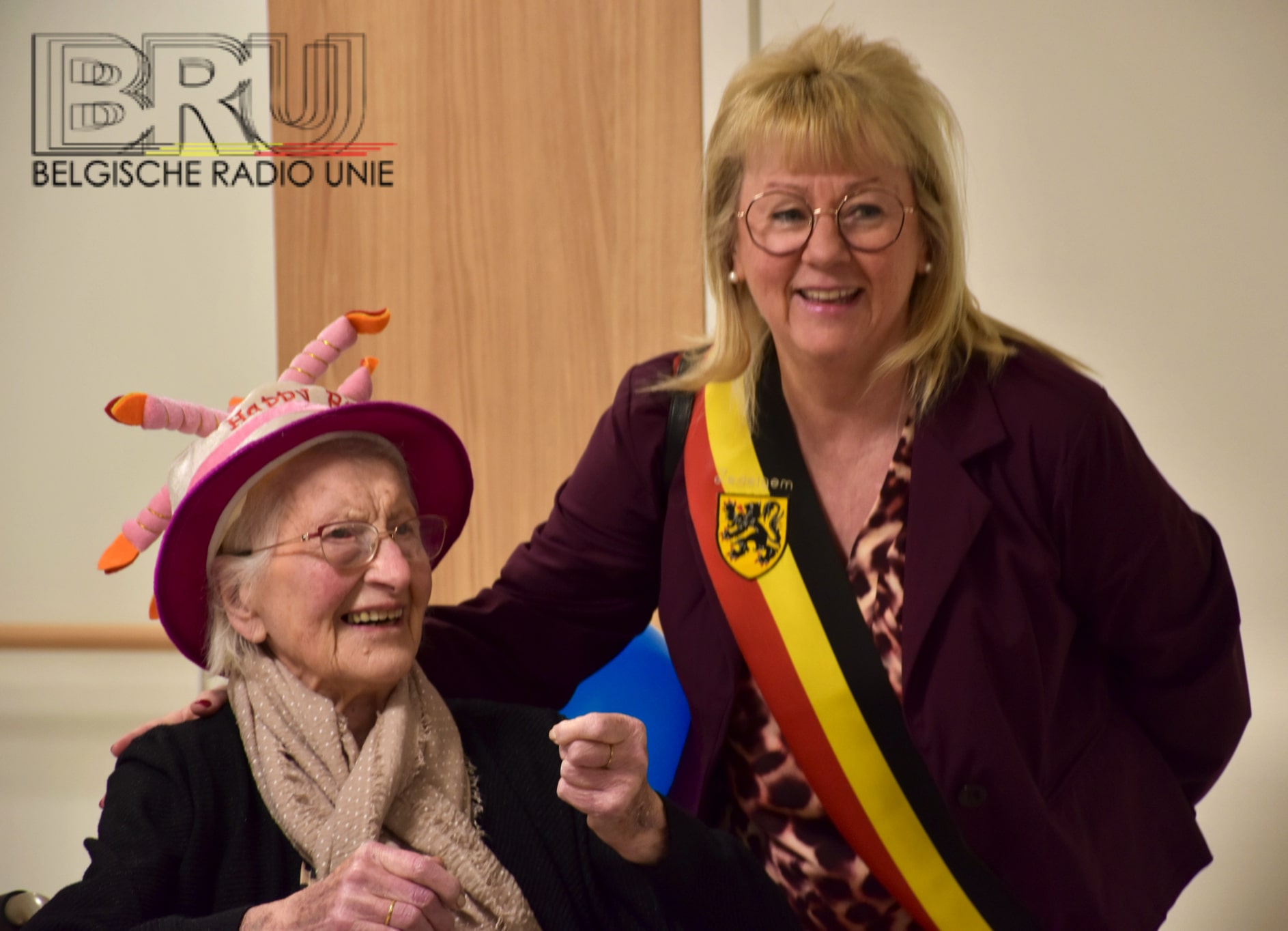 Agnes Verdievel viert 102e verjaardag in WZC Klaverveld, Zedelgem