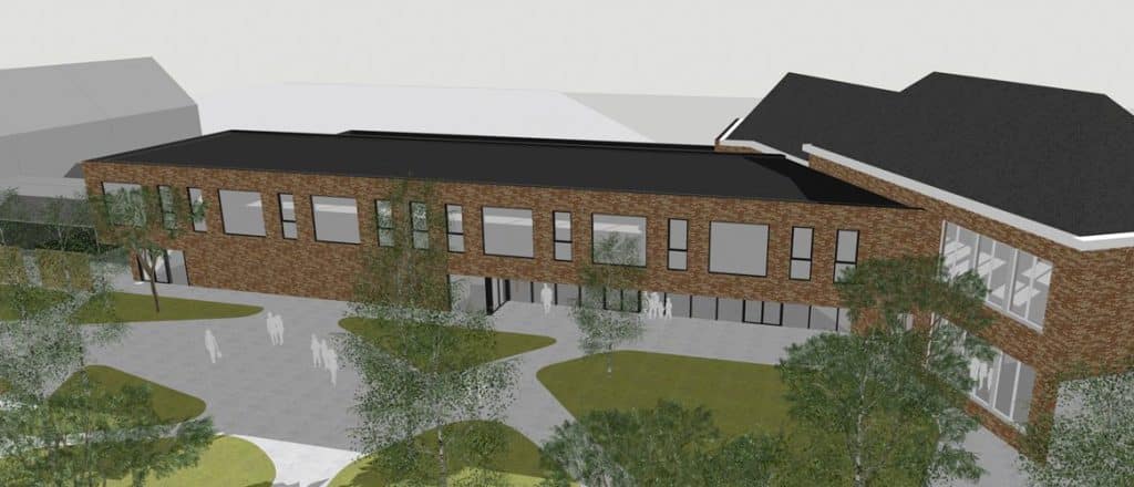 Grote nieuwbouw- en renovatiewerken op site Sint-Michiel van Vrije Scholen Kuurne