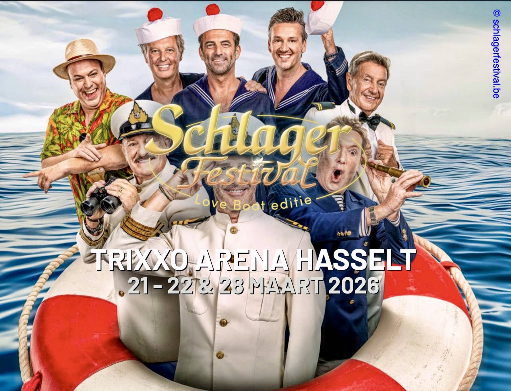 Nieuwe namen voor het Schlagerfestival 2026 Frans Bauer Sasha & Davy Willy Sommers De Romeo's en Swoop mee aan boord