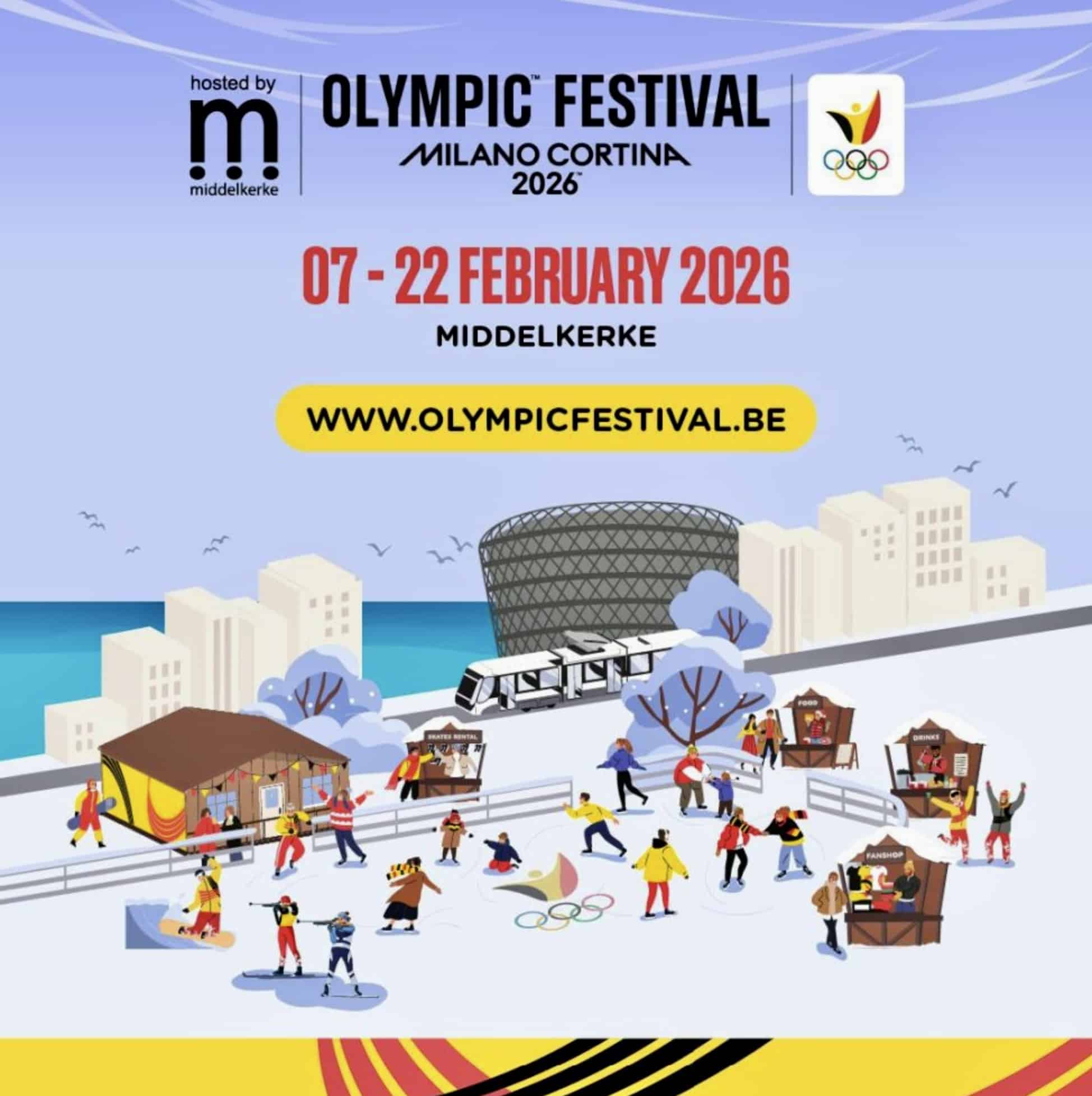 Winter Olympic Festival draait op volle toeren in Middelkerke