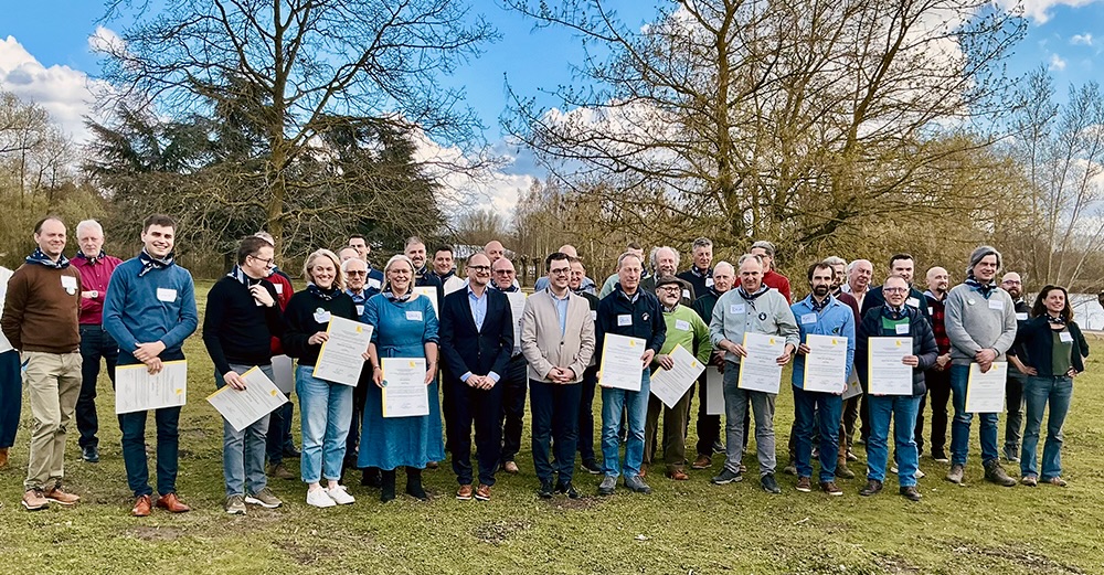 38 molenliefhebbers mogen zichzelf voortaan meester-molenaar noemen