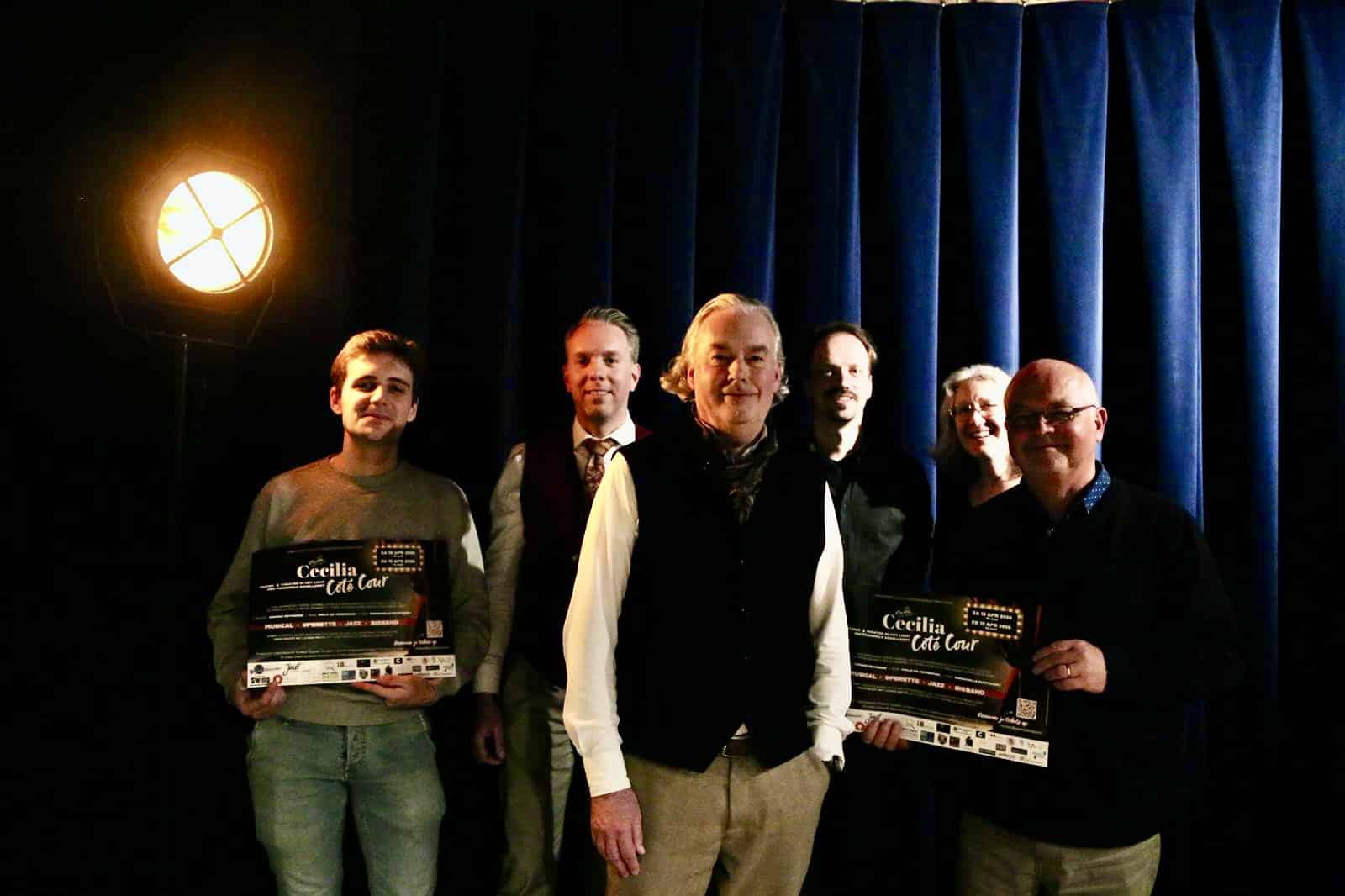 Concertband Cecilia Geraardsbergen brengt muziek- en theaterproject ‘Cecilia Côté Cour’