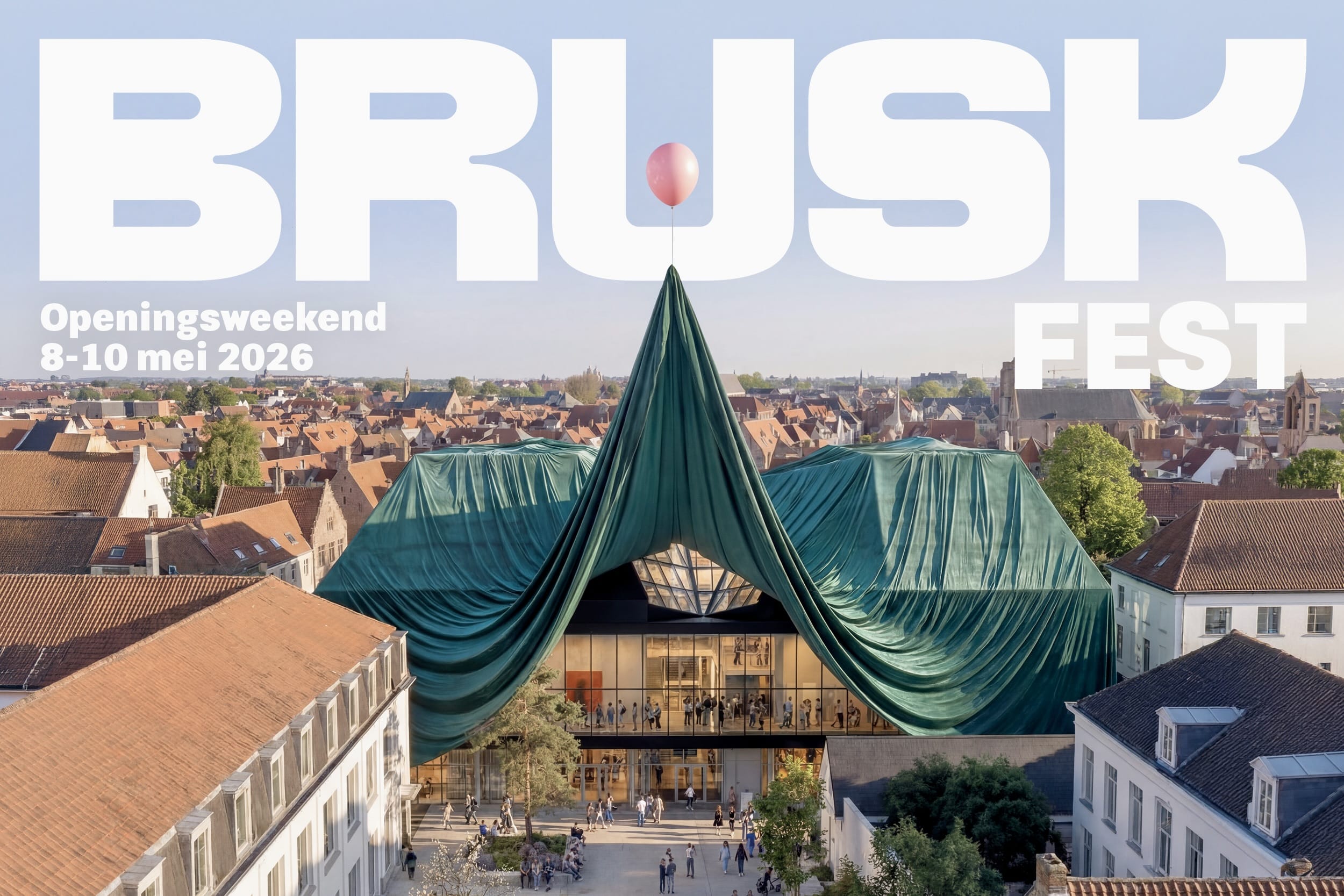 Nieuwe kunsthal BRUSK opent feestelijk met BRUSK FEST van 8 tot 10 mei