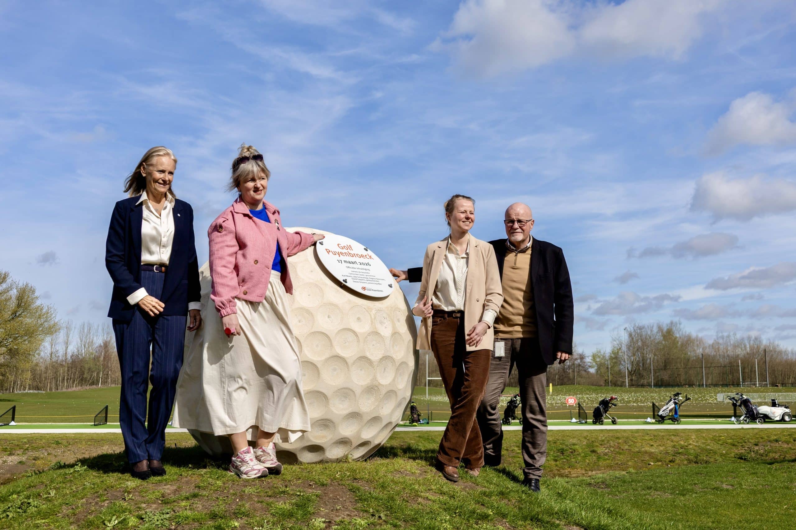 Vernieuwde golfinfrastructuur geopend in domein Puyenbroeck