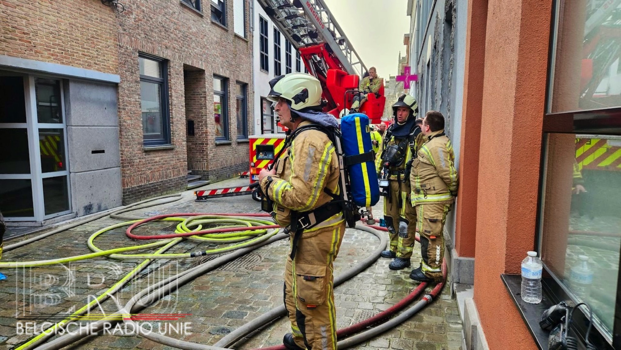 Woningbrand te Wervik
