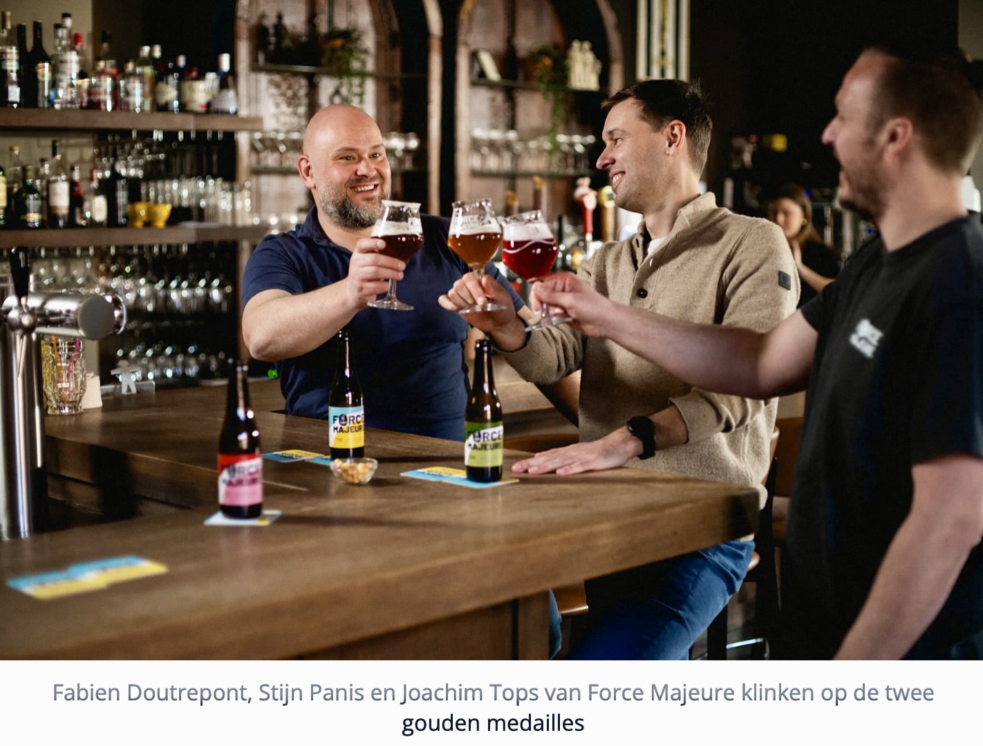 Dubbelslag voor brouwerij Force Majeure op World Alcohol-Free Awards 2026
