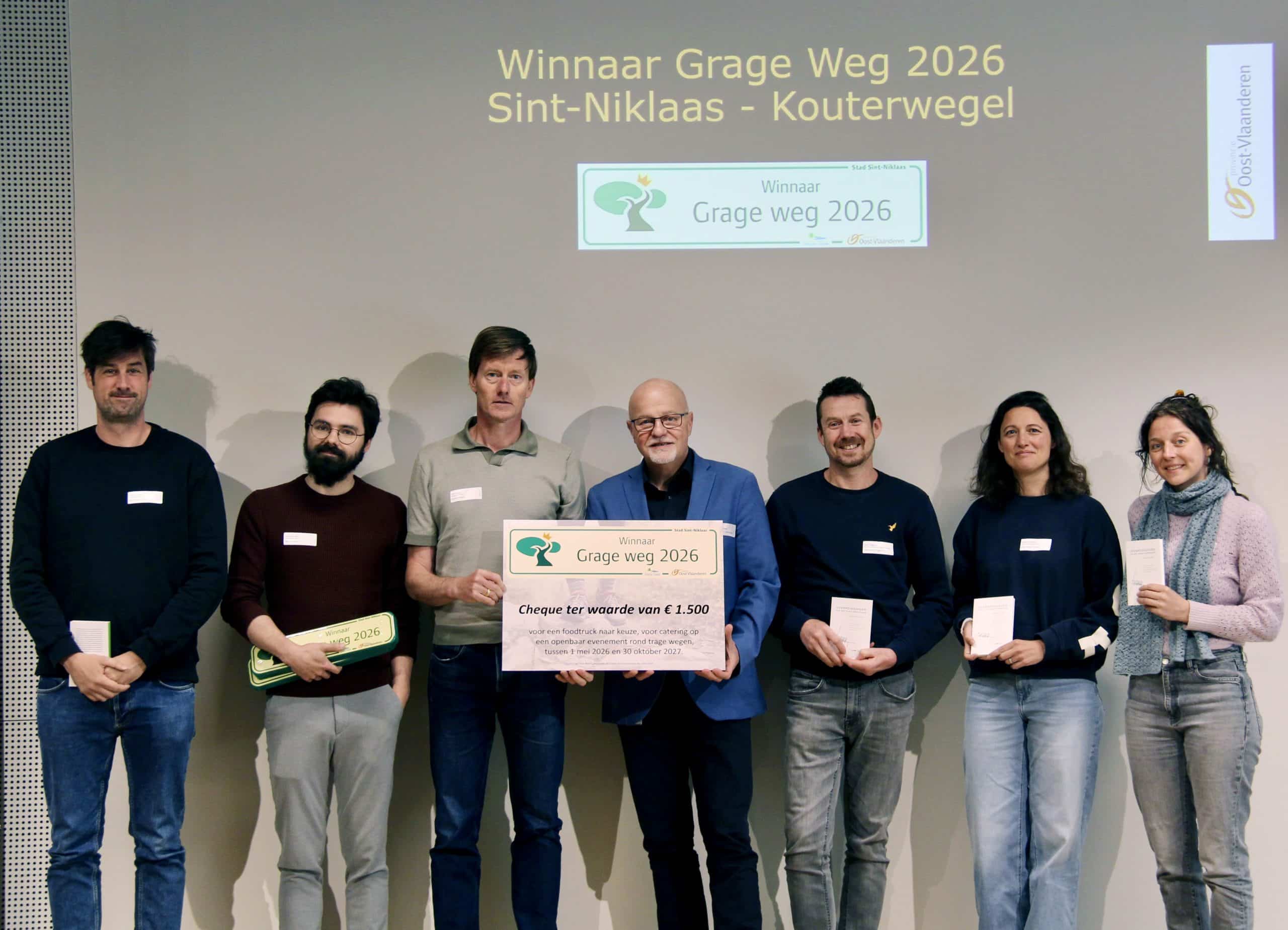 Kouterwegel in Sint-Niklaas wint eerste award voor Grage Weg