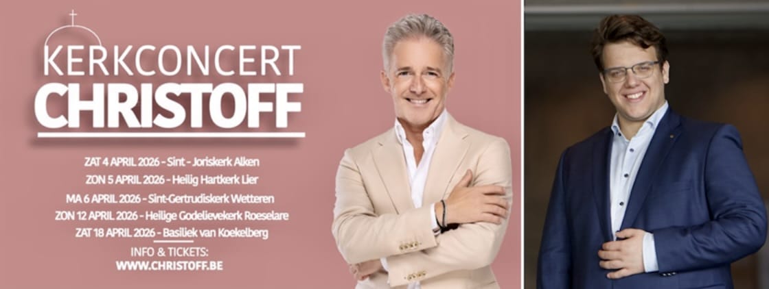 West-Vlaamse tenor Timothy Veryser special guest bij kerkconcerten Christoff