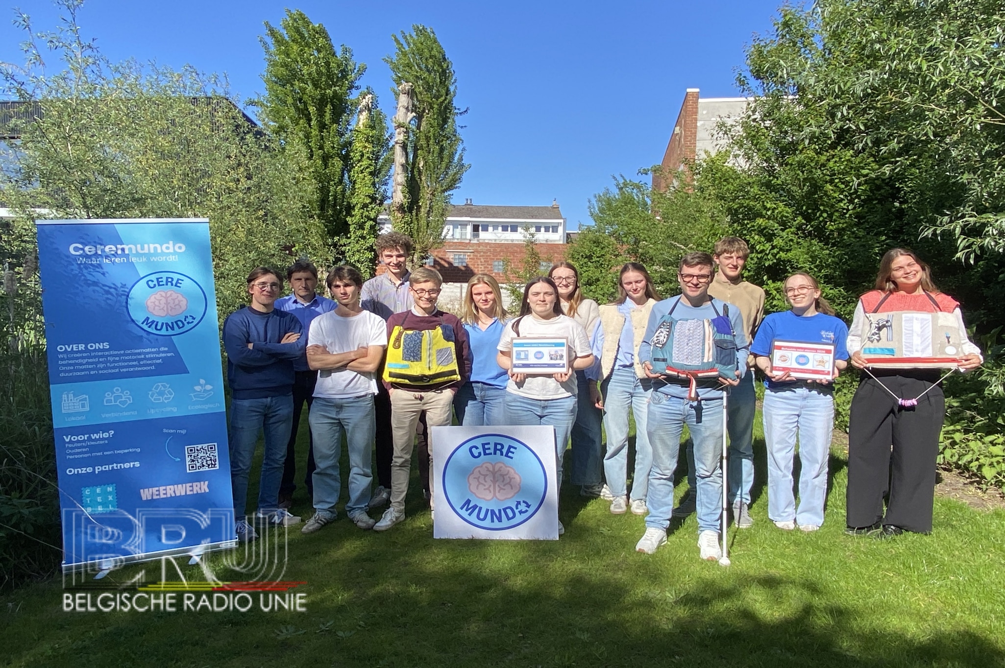 Leerlingen Spes Nostra lanceren duurzame actiemat voor betere motoriek