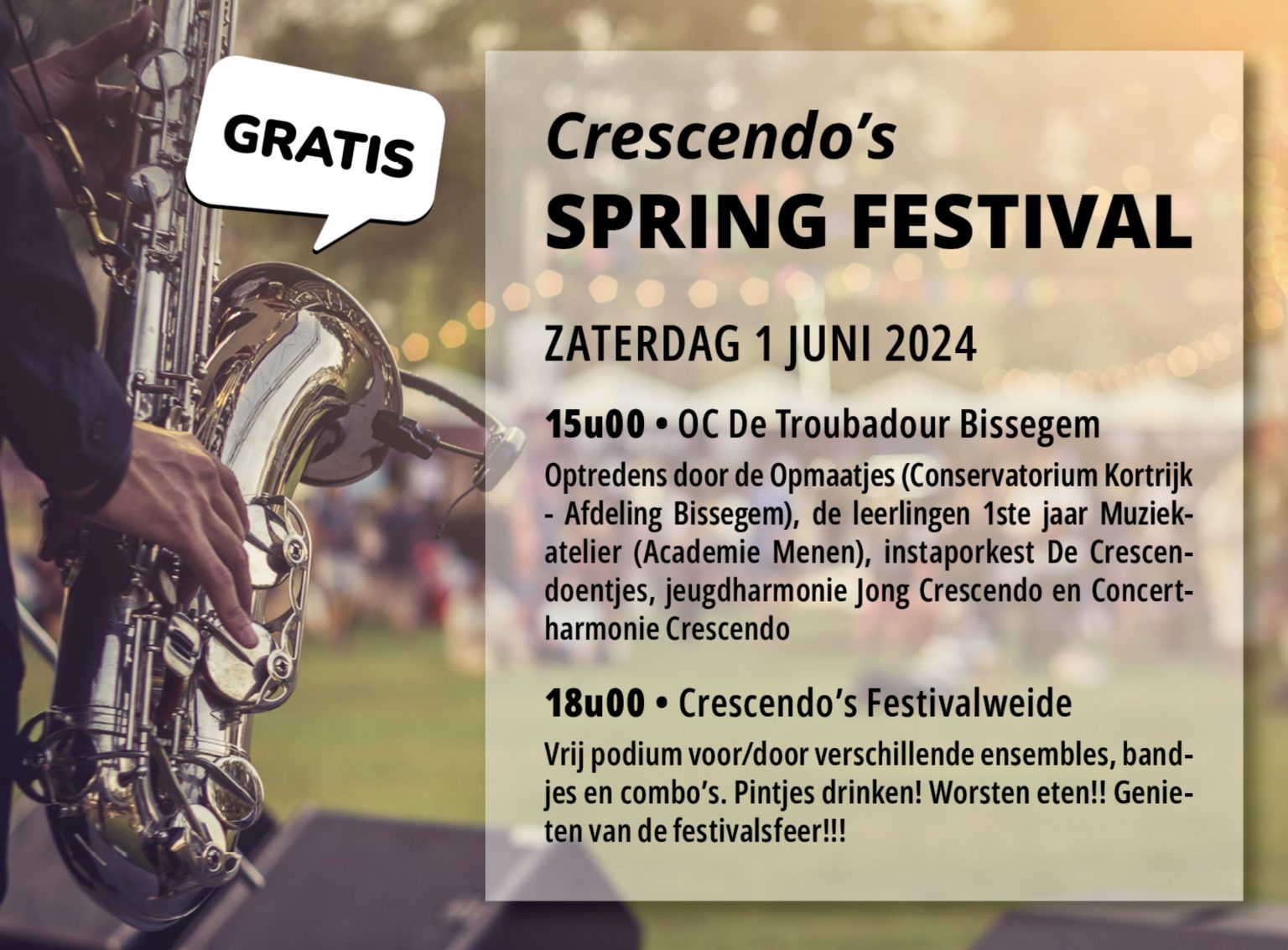 Spring Zet Spring Festival - BRU Actualiteit Agentschap VZW